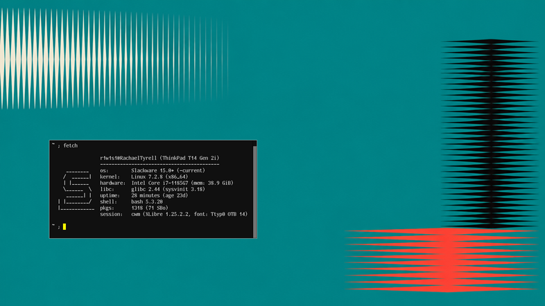 Slackware-current + cwm