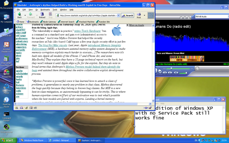 Windows XP Home first edition