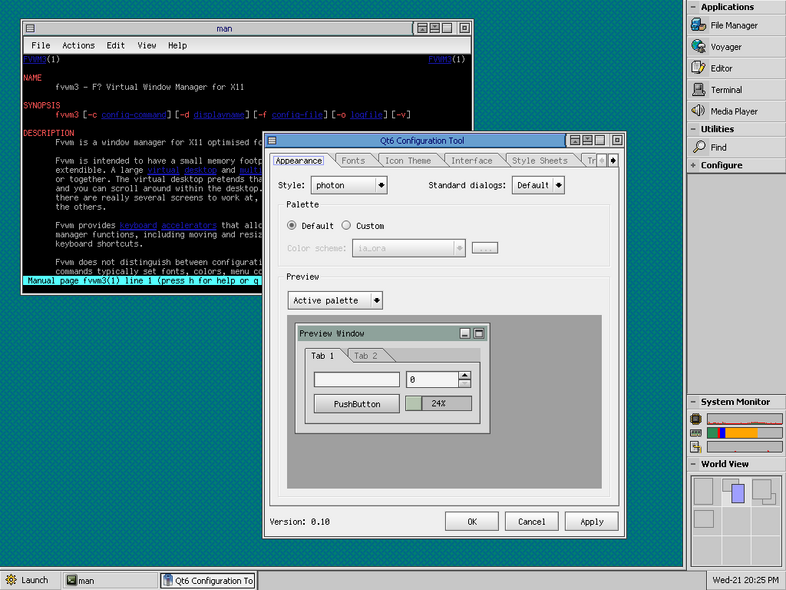 Fvwm3: QNX