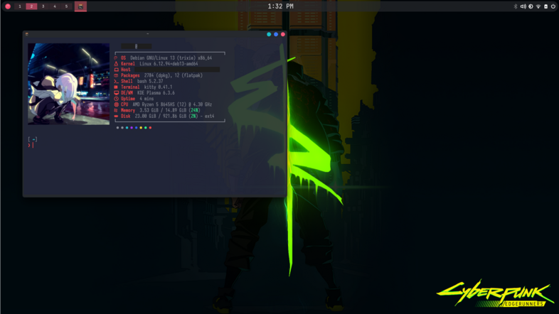 My KDE plasma BTW